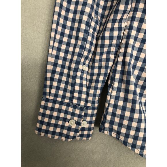 Mizzen+Main Men's  Medium Trim Leeward Gingham Button-Up Shirt - Picture 5 of 7